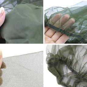 img 1 attached to 🪰 Ultimate Outdoor Protection: EVENTS Mosquito Head Net with Extra Fine Mesh - 3PC Set for Fishing, Camping, Hiking
