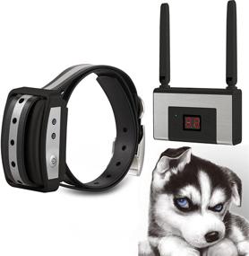 img 4 attached to Blingbling Petsfun Electric Wireless Dog Fence System: Contain, Train, and Safeguard 1 Dog with Waterproof and Rechargeable Collar Receiver
