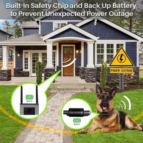 img 2 attached to Blingbling Petsfun Electric Wireless Dog Fence System: Contain, Train, and Safeguard 1 Dog with Waterproof and Rechargeable Collar Receiver