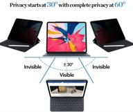 🔒 bersem privacy screen protector for ipad pro 12.9 inch (2021/2020/2018) - anti glare & anti spy, matte film landscape privacy with pen compatibility & easy installation kit logo