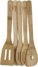 img 2 attached to Good Cook 5 Piece Bamboo Utensil