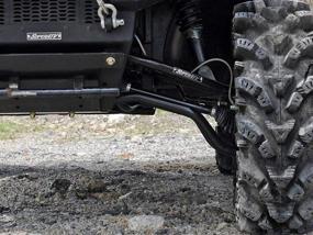 img 3 attached to 🚀 SuperATV 1.5-Inch Forward Offset A-Arms for 2010-2016 Polaris Ranger XP 800 / XP 800 Crew / 800 6x6 - Fit up to 28-Inch Tires, with Preinstalled Ball Joints, 1.25-Inch Tubing Bigger Than Stock