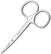 🔪 threadnanny fine tip curved scissors: 3.5 inch, extra sharp, german stainless steel - precision craftsmanship logo