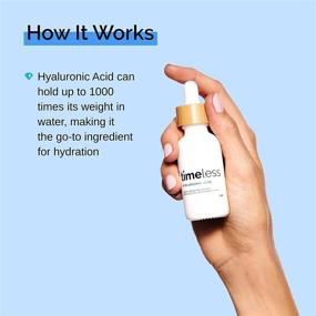 img 1 attached to 💦 Timeless Skin Care Hyaluronic Acid Serum - 8 oz - Powerful Hydration Formula to Replenish Skin & Boost Moisture Levels + Alleviates Skin Tightness - Ideal for All Skin Types