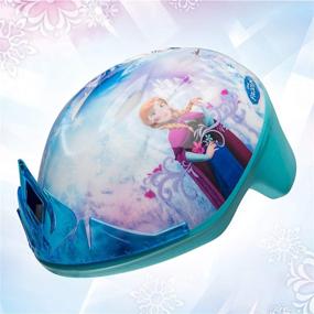 img 2 attached to Frozen Toddler Bike Helmet with 3D Tiara by Bell