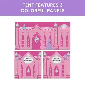 img 3 attached to 🏰 Enhance Your Child's Sleeping Experience with the Delta Children Loft Bed Tent Curtain Set - Low Twin, Disney Princess Edition