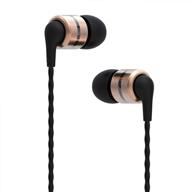 наушники soundmagic in ear с шумозащитой, проводные вкладыши powerful bass hifi stereo для бега и спорта. логотип