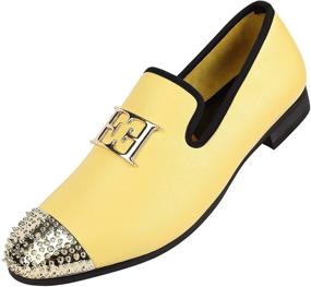 img 3 attached to 👞 Leather Buckle Wedding Loafers by XQWFH