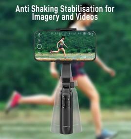 img 2 attached to FeiyuTech Vimble One: Foldable Smartphone Gimbal for Live Streaming, Vlogging, and TikTok 📷 - Stabilizer for iPhone & Android with Anti-Shaking Technology and Selfie Stick Tripod Phone Holder