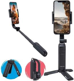 img 4 attached to FeiyuTech Vimble One: Foldable Smartphone Gimbal for Live Streaming, Vlogging, and TikTok 📷 - Stabilizer for iPhone & Android with Anti-Shaking Technology and Selfie Stick Tripod Phone Holder