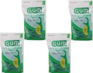 🦷 gum professional clean flossers, refreshing mint, pack of 4, 90 count logo