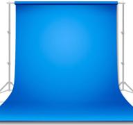 📷 agg2978 - limo studio 10 x 20 ft. blue muslin seamless backdrop for photo and video studio shooting logo