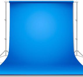 img 4 attached to 📷 AGG2978 - Limo Studio 10 x 20 ft. Blue Muslin Seamless Backdrop for Photo and Video Studio Shooting