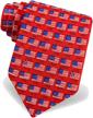 silk american flag history necktie logo