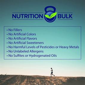 img 1 attached to 🌱 Organic Pea Protein Powder - NutritionBulk.com, Isolate, Unflavored, Dairy-Free, Keto, Vegan, Gluten-Free, Non-GMO (1 lb)