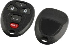 img 1 attached to 🔑 2007-2015 Buick Cadillac Chevy GMC Saturn Key Fob Shell: Remote Case & Button Pad (15913415, OUC60270)