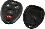 🔑 2007-2015 buick cadillac chevy gmc saturn key fob shell: remote case & button pad (15913415, ouc60270) logo