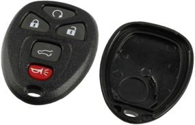 img 2 attached to 🔑 2007-2015 Buick Cadillac Chevy GMC Saturn Key Fob Shell: Remote Case & Button Pad (15913415, OUC60270)