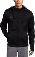 👕 asics men's hoodie graphite small: top-quality men's clothing for ultimate comfort logo