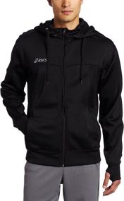 img 3 attached to 👕 ASICS Men's Hoodie Graphite Small: Top-quality Men's Clothing for Ultimate Comfort
