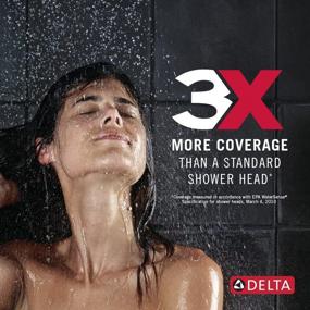 img 3 attached to Chrome 5 Setting 💦 Contemporary H2OKinetic Showerhead by Delta