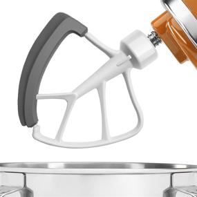 img 1 attached to 🎛️ KITCHPOWER Flex Edge Beater for KitchenAid Tilt-Head Stand Mixers - 4.5-5 Quart Size in White