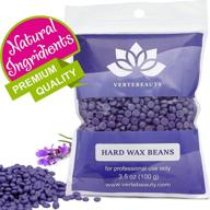 🧼 wax beans: premium hard wax beads for effective hair removal - brazilian eyebrow & body wax at home - for men & women - 100g logo