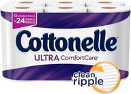 "🧻 бумага для туалета cottonelle ultra comfort, салфетки для ванной, 12 двойных рулонов логотип