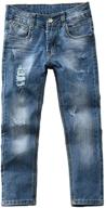 swotgdoby destroyed distressed stretch trousers boys' clothing and jeans logo