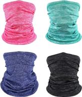 🧣 модный шарф-гаитер-балаклава для девочек, аксессуар для защиты от погоды логотип