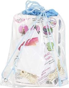 img 2 attached to 🎒 Tulip Tie-Dye Backpack Kit Beachy Blues, 31pc, Craft Supplies & Party Supplies, Vibrant Colors for Fashion Art Projects