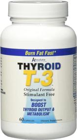 img 4 attached to 💪 Transform Your Metabolism with Absolute Nutrition's Thyroid T-3 Fat Burning Supplement - 60 Capsules