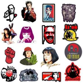 img 4 attached to 🔪 50Pcs Kill Bill Movie Stickers | Hydro Flask Vinyl Waterproof Stickers for Laptop, Skateboard, Water Bottles, Computer, Phone, Guitar, Travel Case | Movie Sticker Set (Kill Bill)