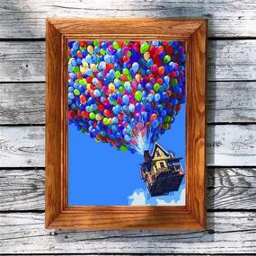 img 3 attached to 🎨 Colorful Balloon DIY Paint by Numbers Kit for Adults - Canvas Painting Without Frame, Komking 16x20inch