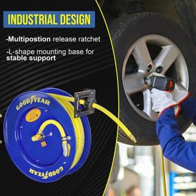 img 2 attached to 🔧 Goodyear L815153G Retractable Compressor Rubber: Quality and Convenience combined