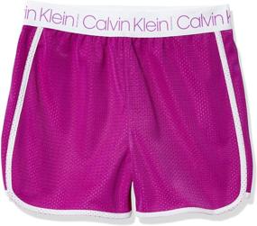 img 2 attached to 💪 Девочки Calvin Klein шорты для активности и повседневной носки.