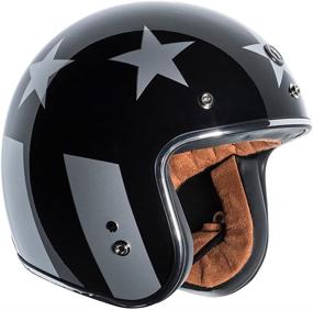 img 1 attached to 👑 Upgrade your style with the TORC T50 Route 66 Lucky 13 Open Face Helmet featuring Craneo Graphics – Perfect for SEO!