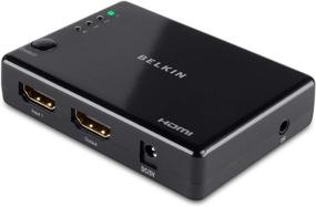 img 1 attached to 🔁 Улучшите свою HDMI систему с помощью 4-портового HDMI переключателя Belkin AV10117: Беспроводной пульт ДУ включен!