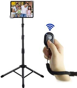 img 1 attached to Tripod Adjustable Tablets Bluetooth Control