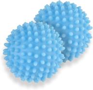 🔵 honey-can-do 2-pack of dryer balls for efficient laundry drying - dry-01116 blue logo