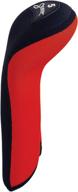 enhance your golf game with stealth club covers 59040 fairway wood 5 head cover in red/black логотип