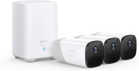 img 4 attached to 📷 eufyCam 2 Wireless Home Security Camera System by eufy Security, 365-Day Battery Life, HD 1080p, IP67 Weatherproof, Night Vision, Amazon Alexa Compatible, 3-Cam Kit, No Monthly Fee