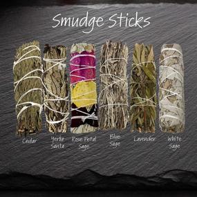 img 3 attached to 🌿 Complete Smudge Kit Refill with 6 Bundles for Cleansing - Blue Sage, Lavender, Yerba Santa, Cedar, Flower Sage, and White Sage Smudge Sticks