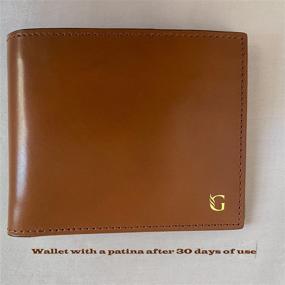 img 2 attached to Gaur Gold Bi Fold Wallet Minimalist