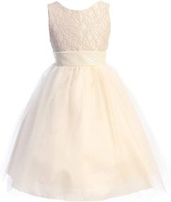 img 4 attached to 👗 iGirlDress Poly Silk Flower Girl Dress - Size 6 months to 12 years