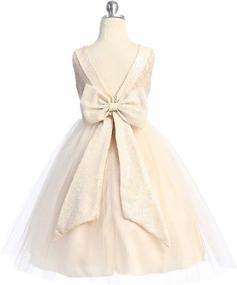 img 2 attached to 👗 iGirlDress Poly Silk Flower Girl Dress - Size 6 months to 12 years