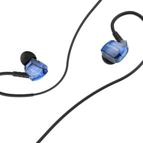 img 1 attached to 🎧 Granvela GV1 HD Classic Sports Earphones: Waterproof Running Earbuds with Mic - Blue