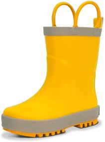 img 4 attached to JAN JUL Dinoland Boys' Toddler Wellington Shoes - Optimized for Boots