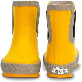 img 2 attached to JAN JUL Dinoland Boys' Toddler Wellington Shoes - Optimized for Boots