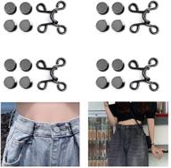 👖 wzt 20-piece adjustable waist buckle extender set: instantly expand and perfectly fit your pants with jean button extenders logo